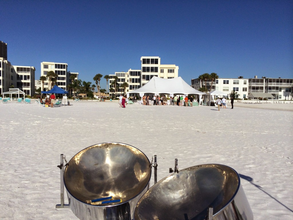 Steel Drums at Siesta Key Beach Sarasota Wedding